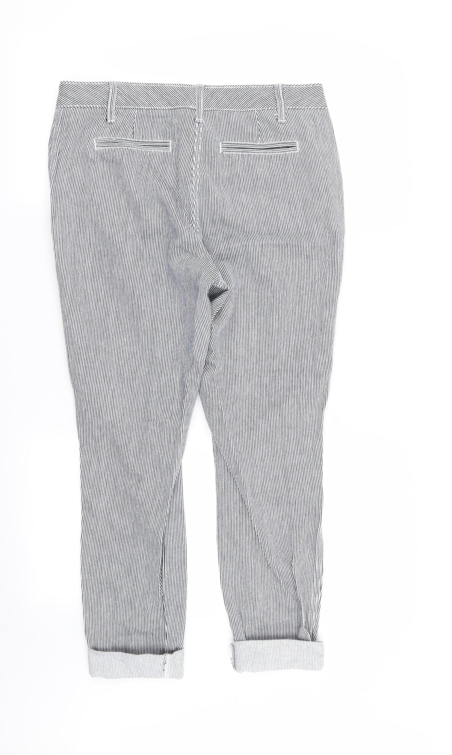 NEXT Womens Multicoloured Striped  Trousers  Size 8 L25 in
