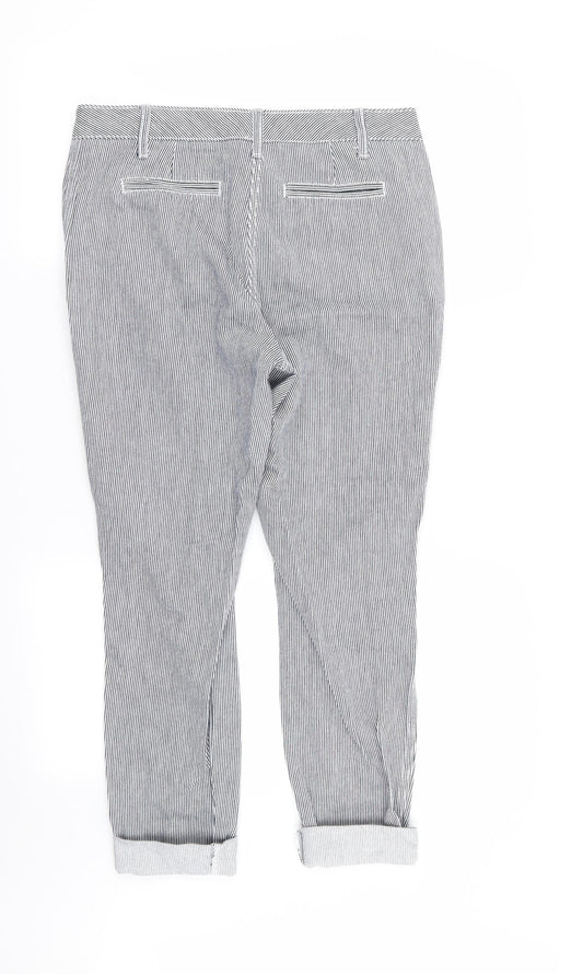 NEXT Womens Multicoloured Striped  Trousers  Size 8 L25 in