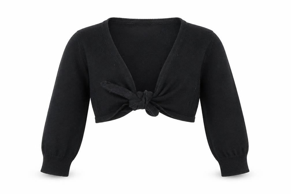 Marks and Spencer Girls Black   Cardigan Jumper Size 5-6 Years