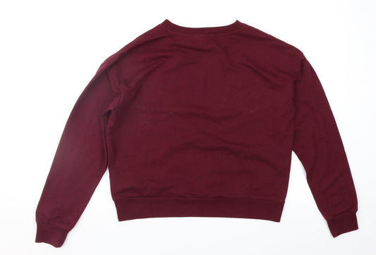 FOREVER 21 Womens Purple   Pullover Sweatshirt Size M