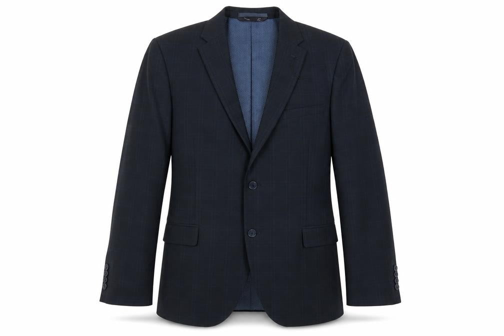 Marks and Spencer Mens Blue Striped  Jacket Suit Jacket Size 44