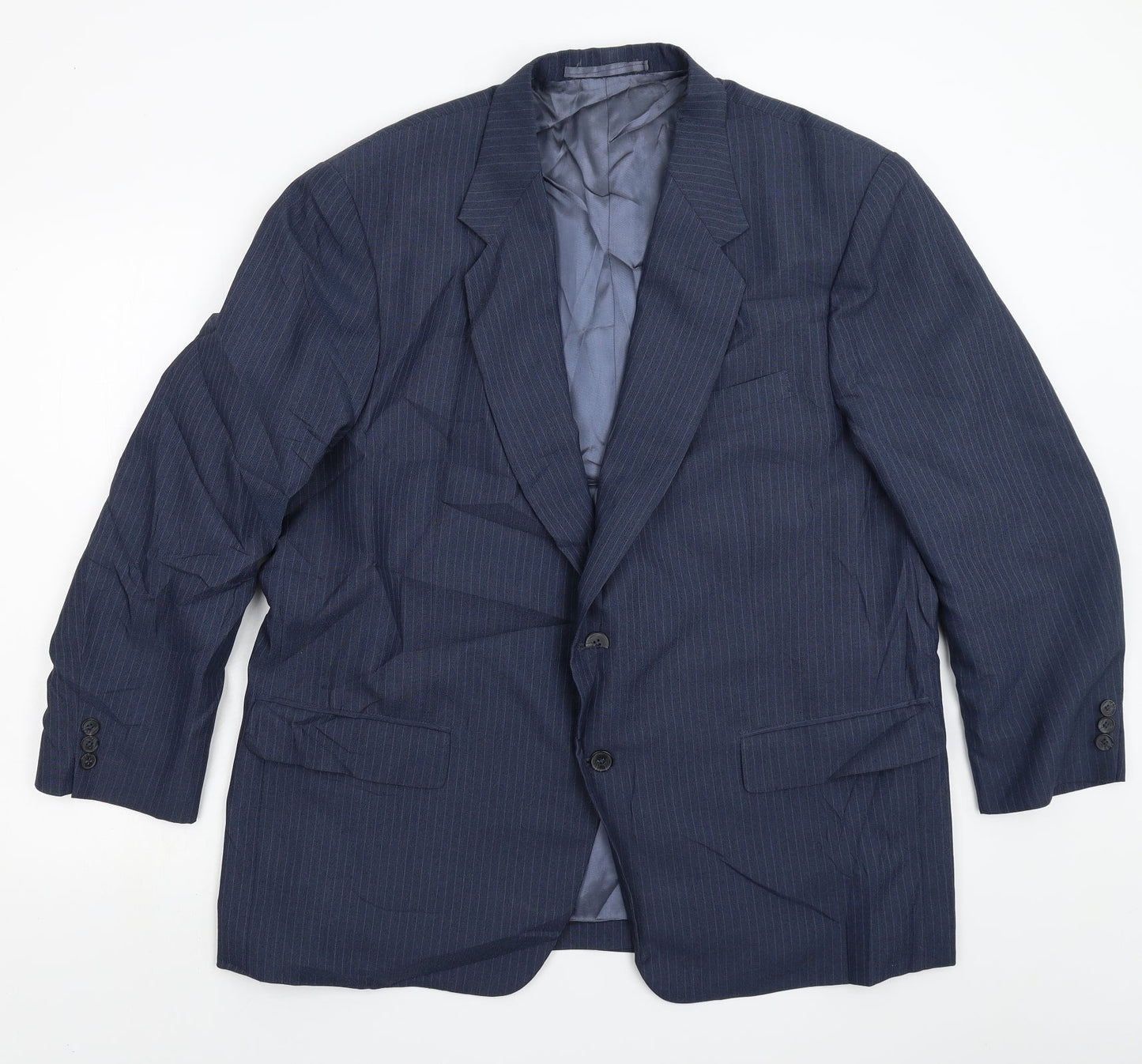 Divya Mens Blue   Jacket Suit Jacket Size 44