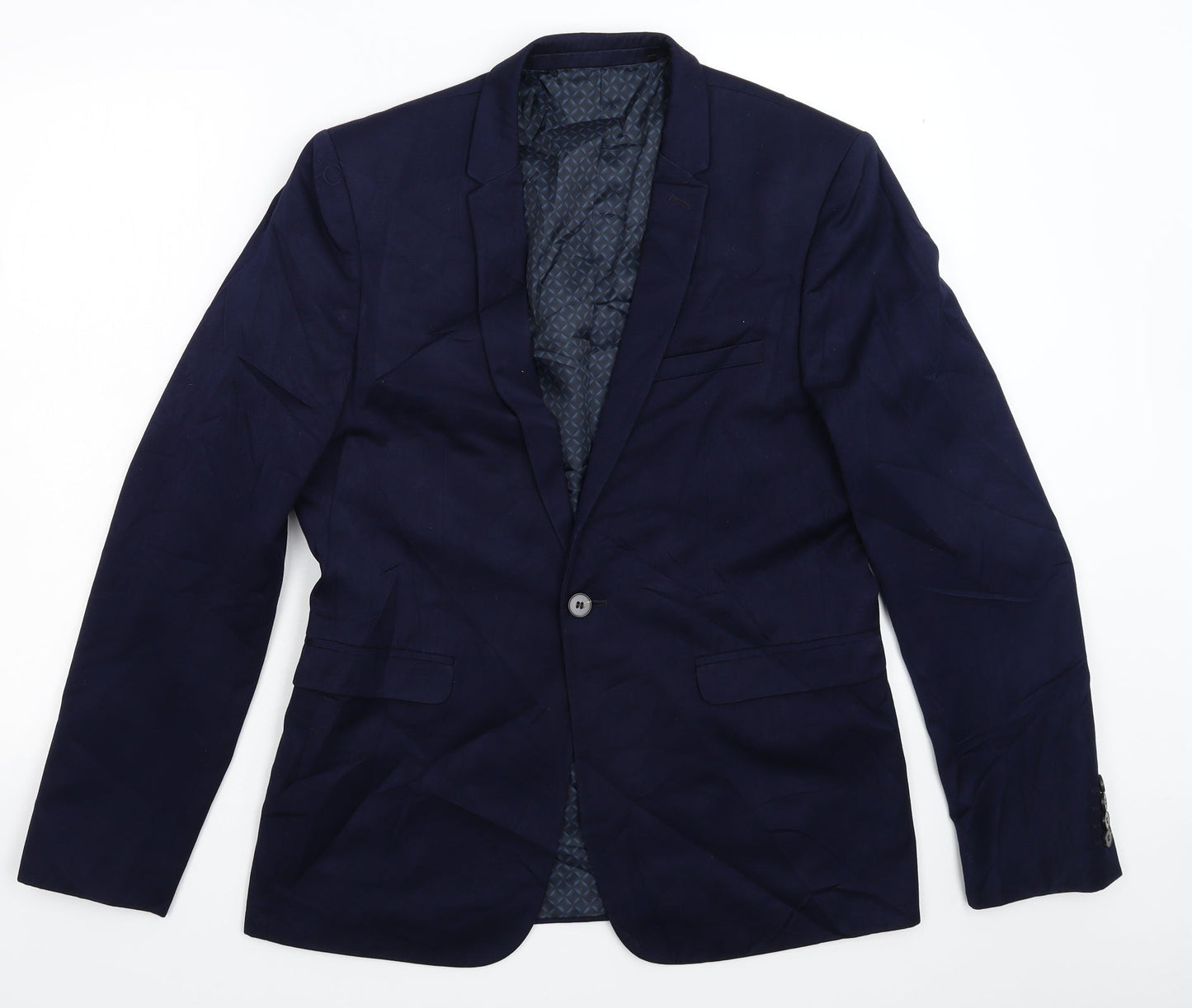 Burton Mens Blue   Jacket Suit Jacket Size 40