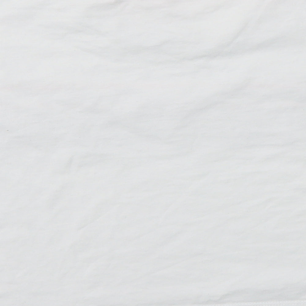 George Girls White   Basic T-Shirt Size 11-12 Years