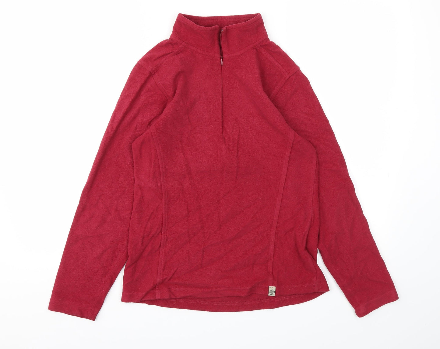 Preworn Womens Red   Full Zip Jumper Size 12