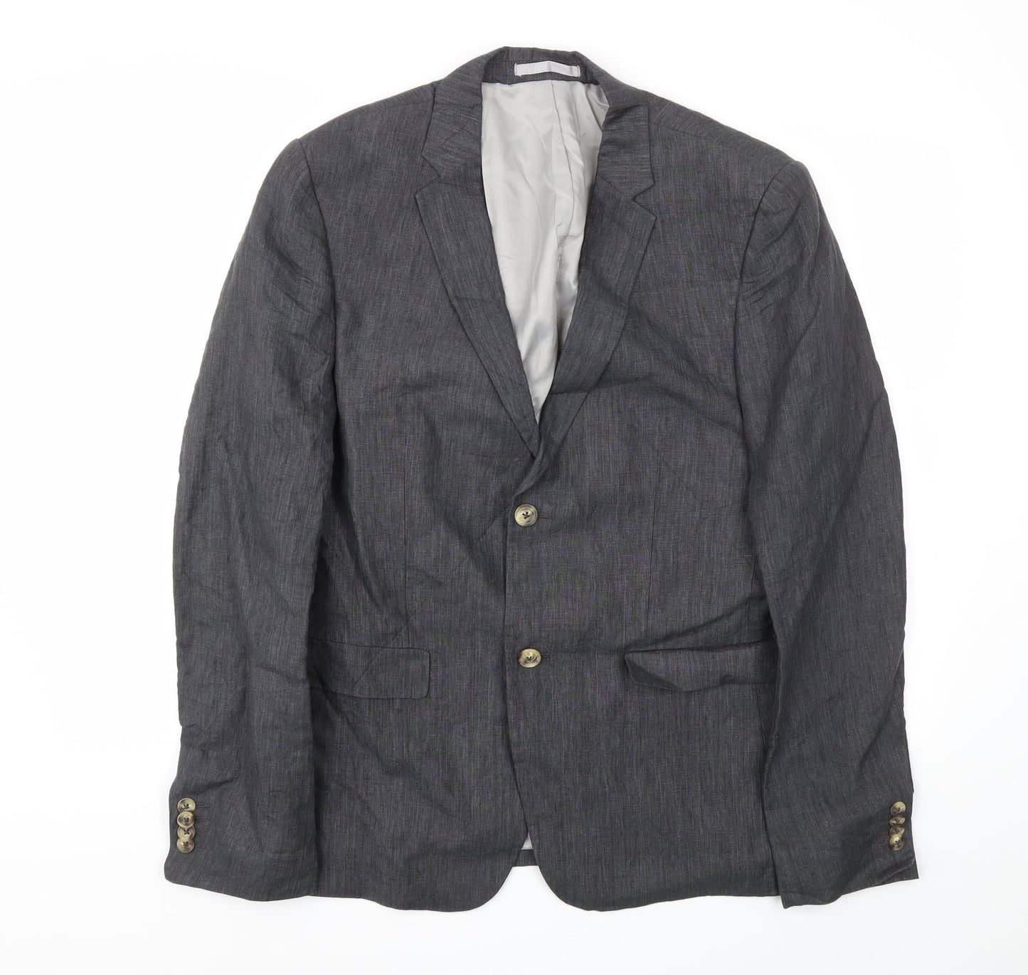 Topman Mens Grey   Jacket Blazer Size 42