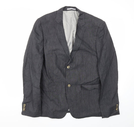 Topman Mens Grey   Jacket Blazer Size 42
