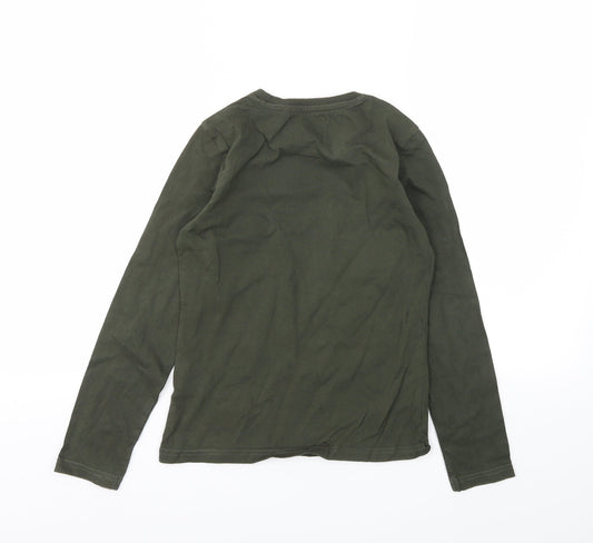 EMOI Girls Green   Basic T-Shirt Size 10 Years