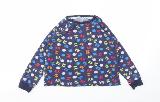 Matalan Boys Blue Animal Print  Basic T-Shirt Size 8-9 Years