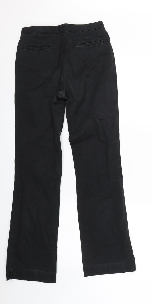 Marks & spencer Womens Black  Denim Straight Jeans Size 8 L30 in