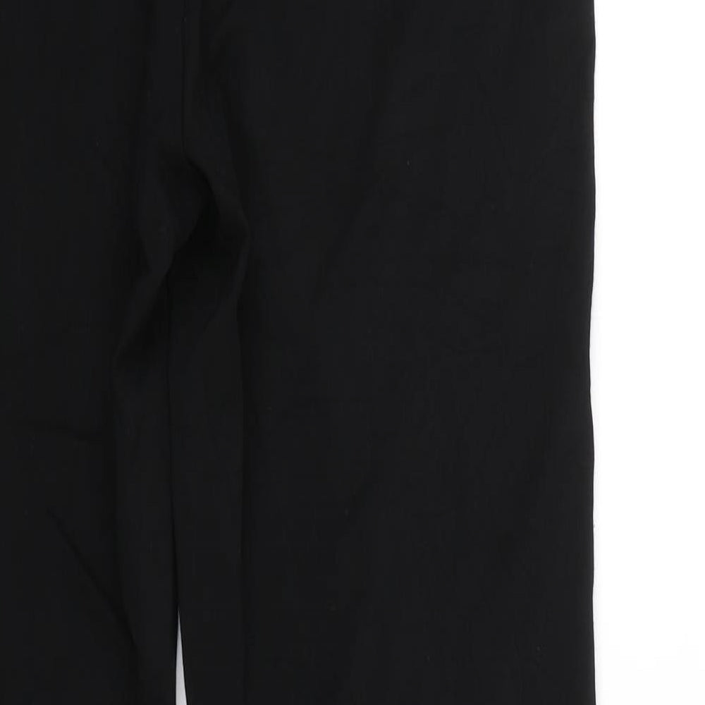 M&S Womens Black   Carrot Trousers Size 12 L28 in