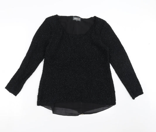 Apricot Womens Black   Pullover Jumper Size 10