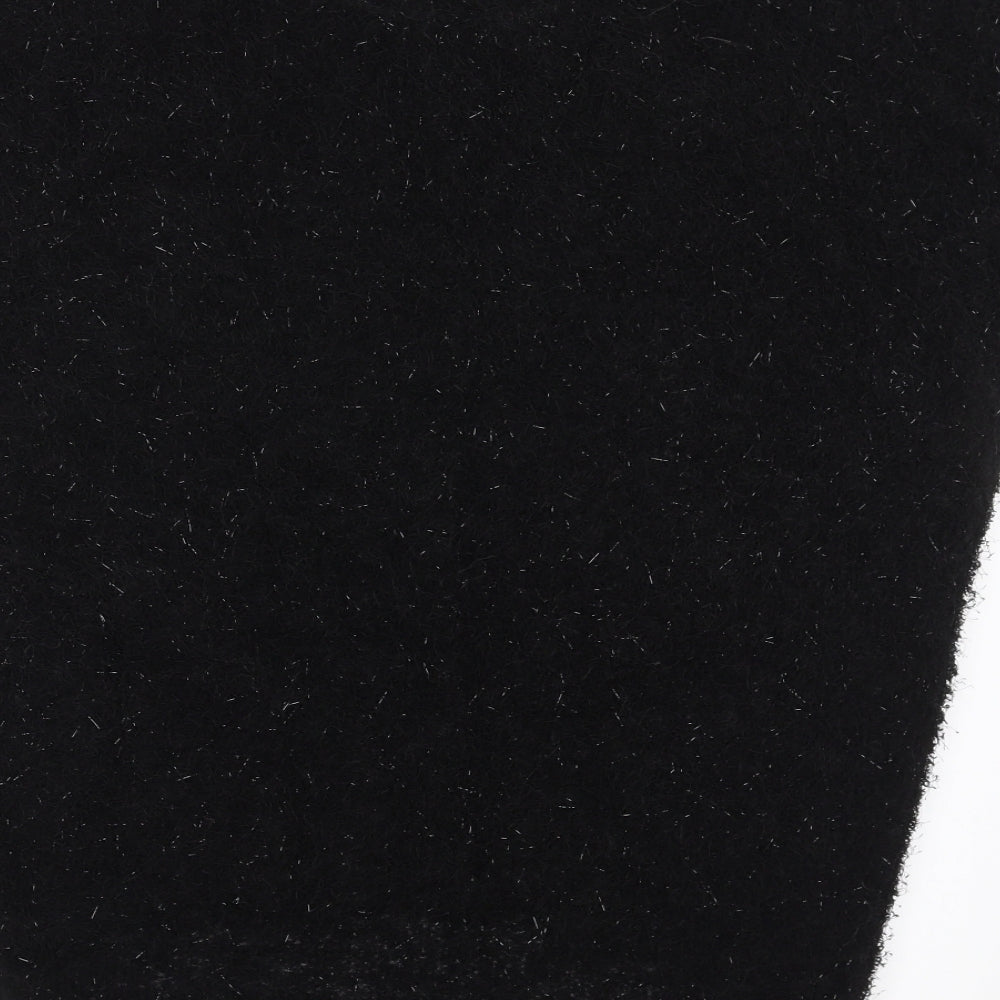 MODO Womens Black   Pullover Jumper Size 10  - bow detail