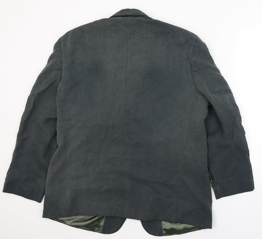 Debenham & Freebody Mens Grey   Jacket Blazer Size XL
