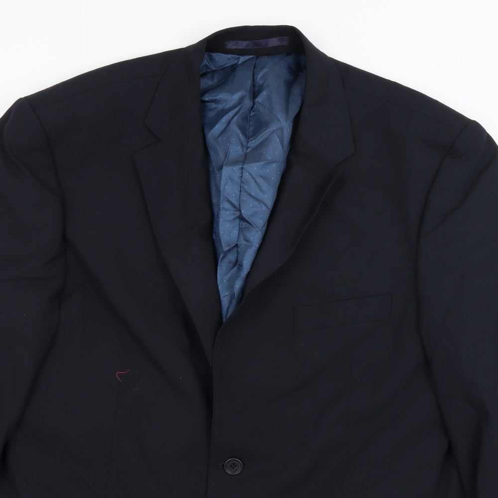 Flintoff Mens Blue   Jacket Blazer Size L