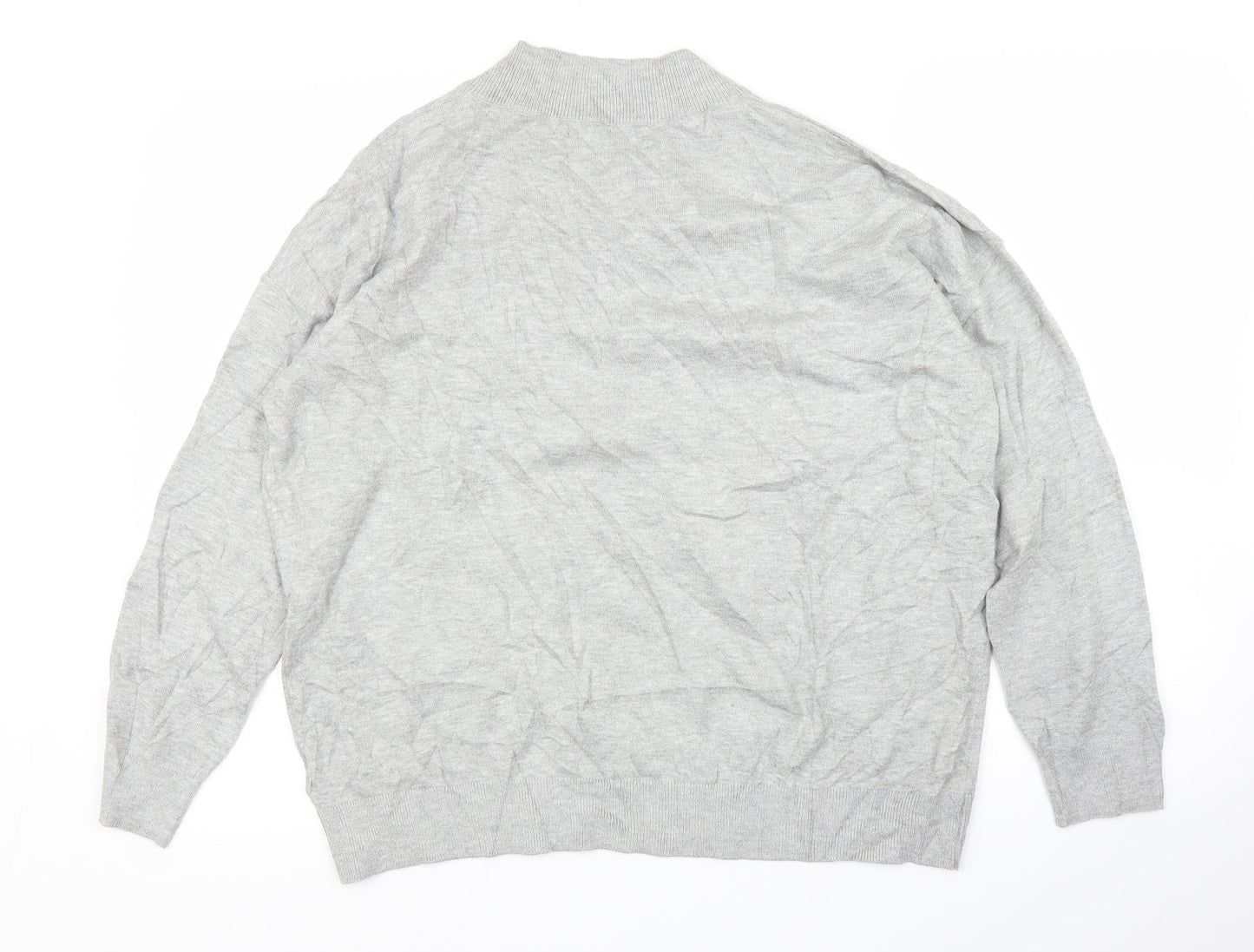 M&S Mens Grey   Pullover Jumper Size M