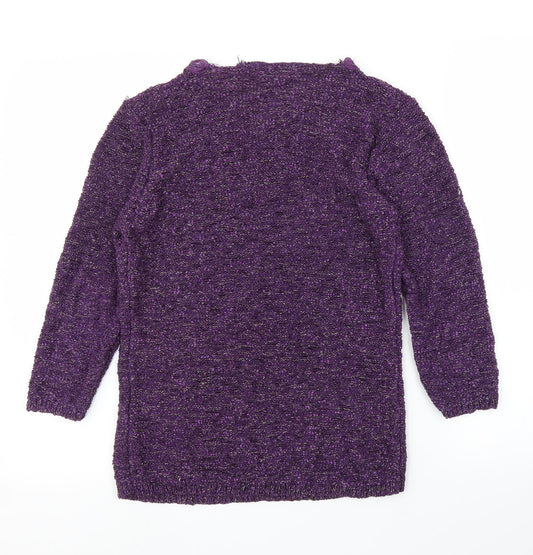 BM Womens Purple   Pullover Jumper Size M
