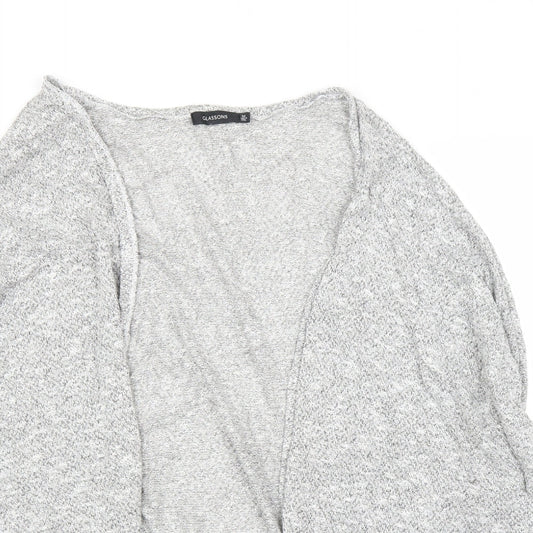 Glassons Womens Grey   Cardigan Jumper Size M