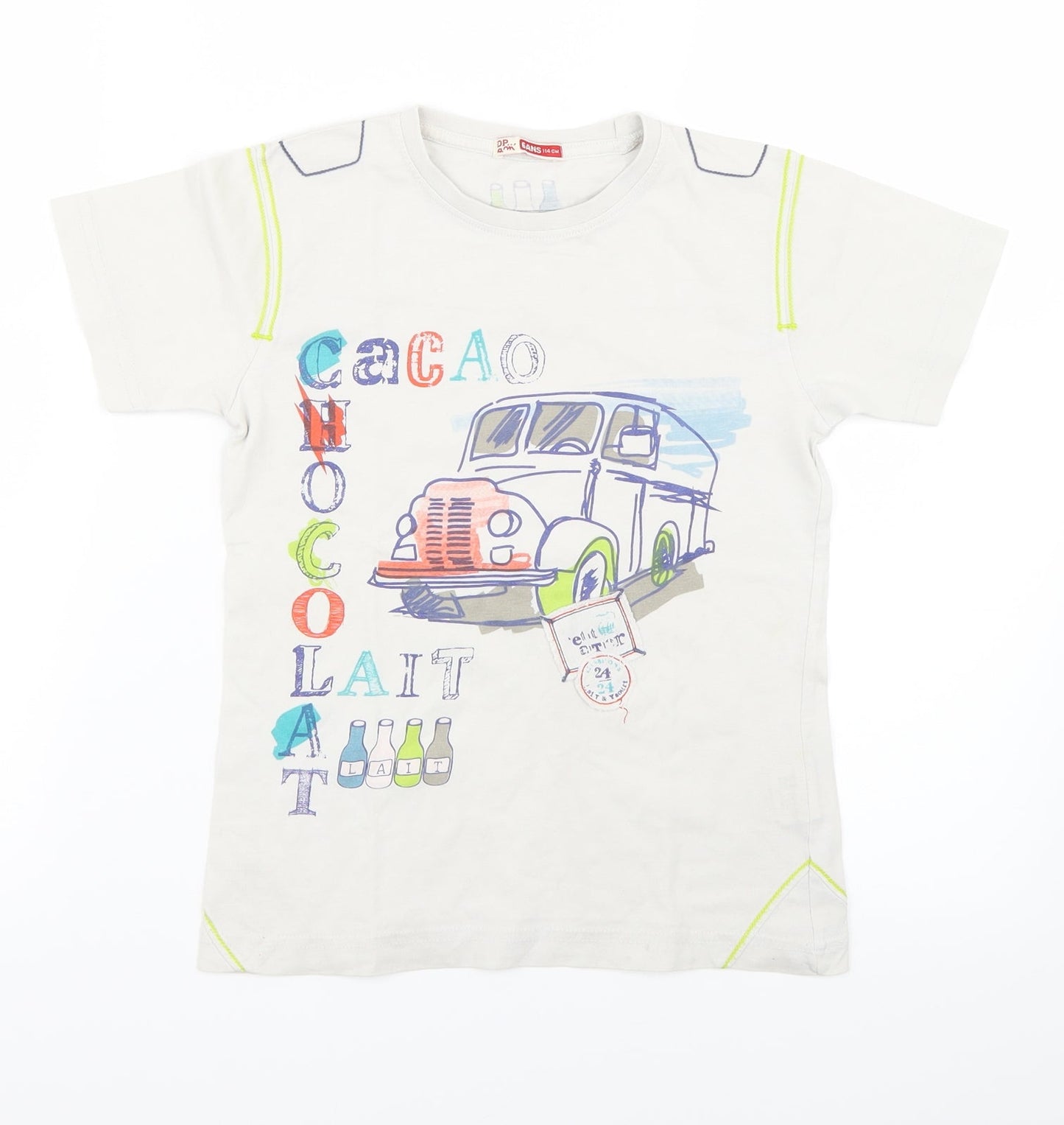 Dpam Boys White   Basic Polo Size 6 Years