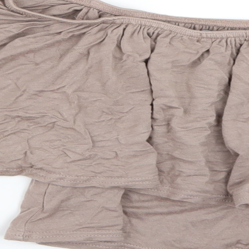 Boohoo Womens Brown   Camisole Blouse Size 8