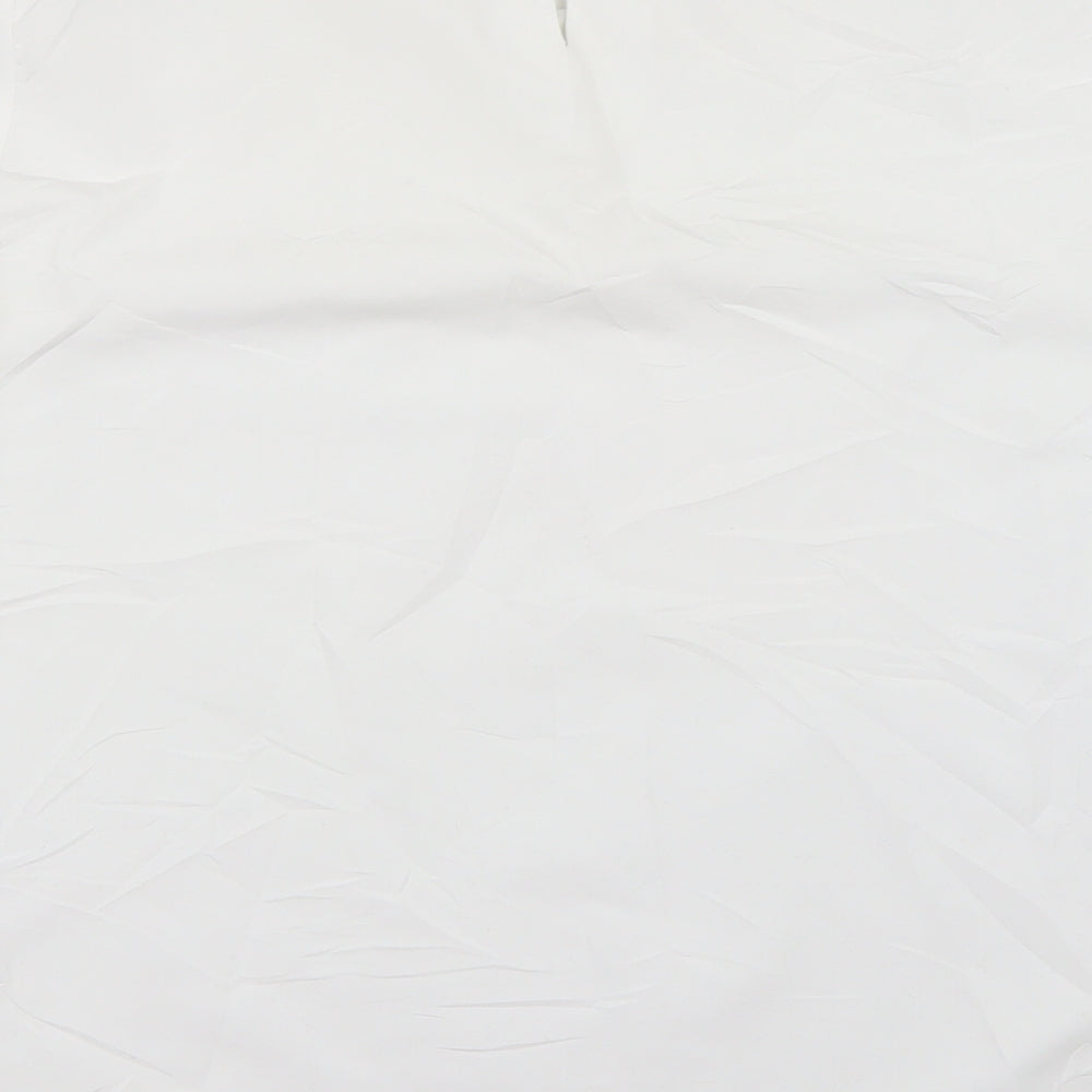 Daxon Womens White   Basic T-Shirt Size 14