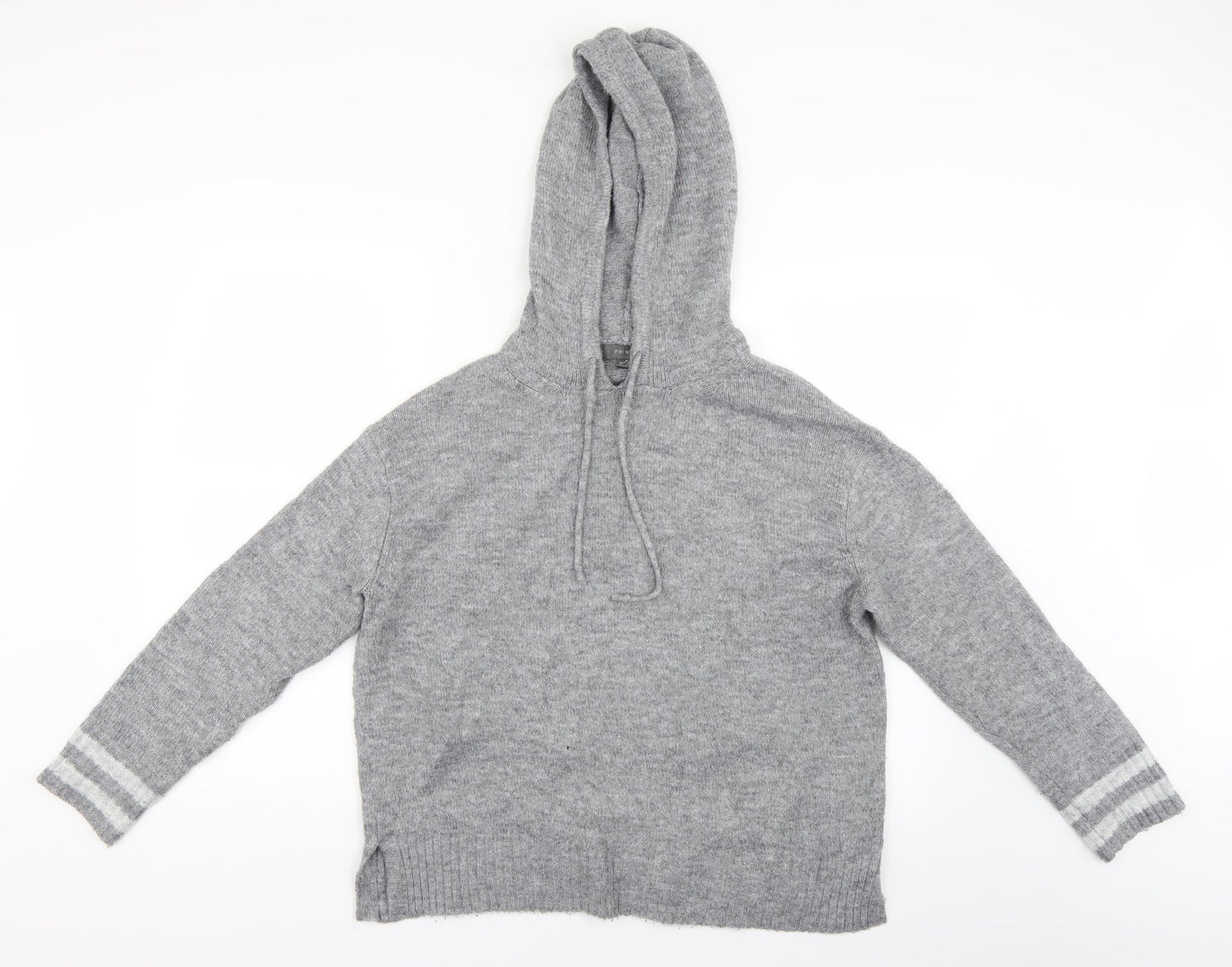 Primark Womens Grey   Pullover Hoodie Size M