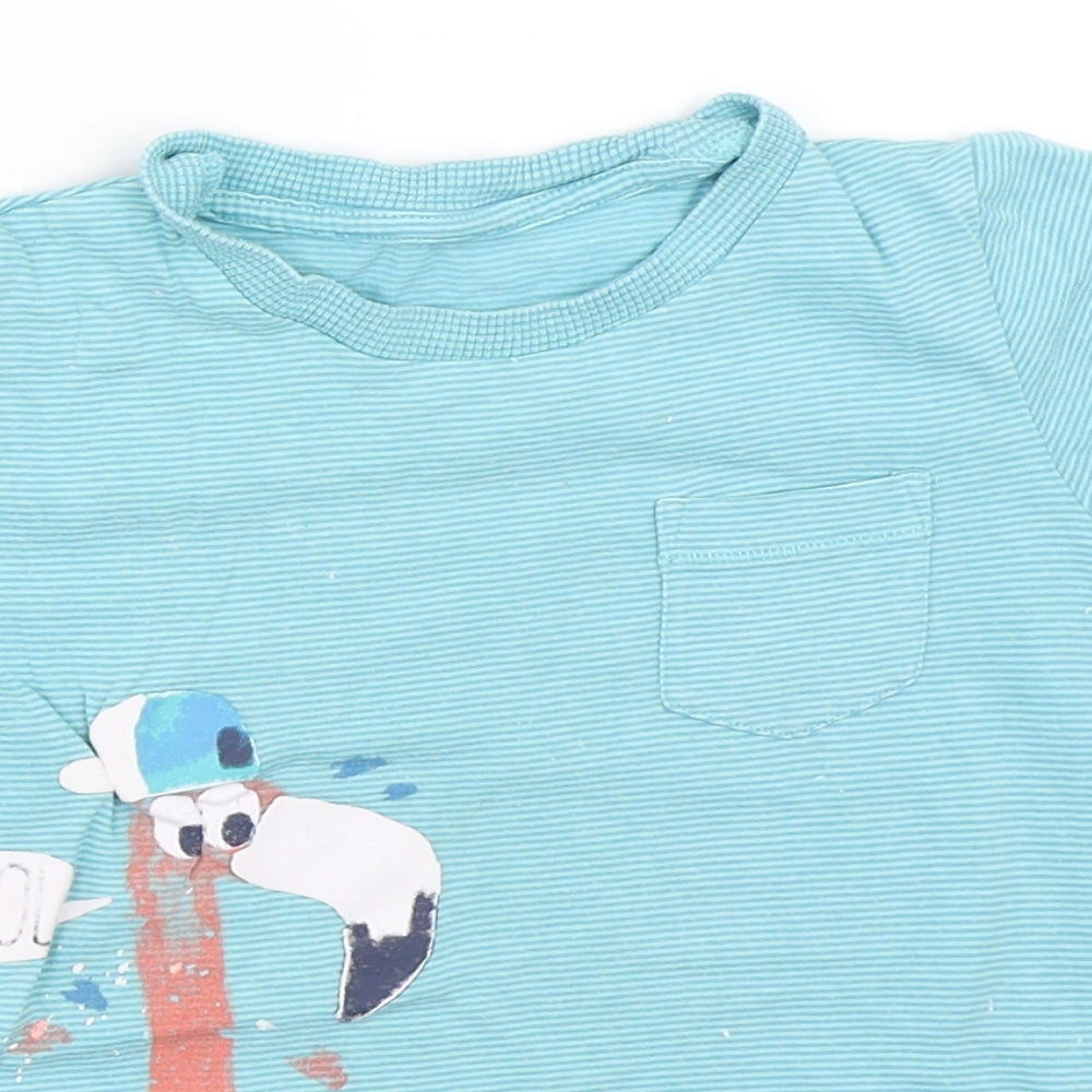 Marks and Spencer Boys Blue   Basic T-Shirt Size 2-3 Years