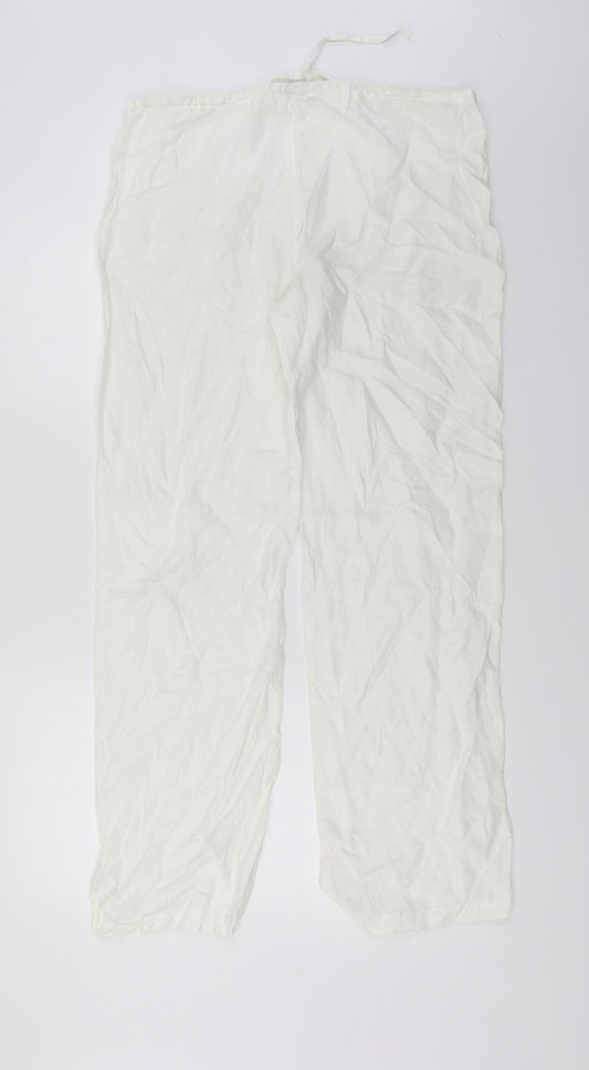 Couleurs D'ete  Womens White   Trousers  Size 12 L25 in