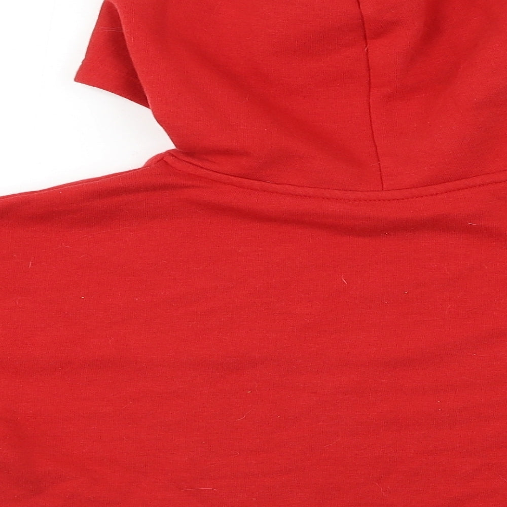 Candy  Womens Red   Pullover Hoodie Size 10