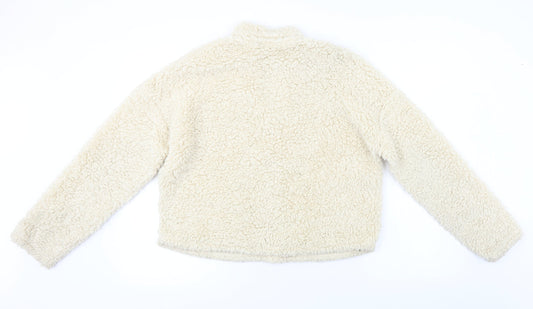 New Look  Girls Ivory   Henley Jumper Size 12-13 Years