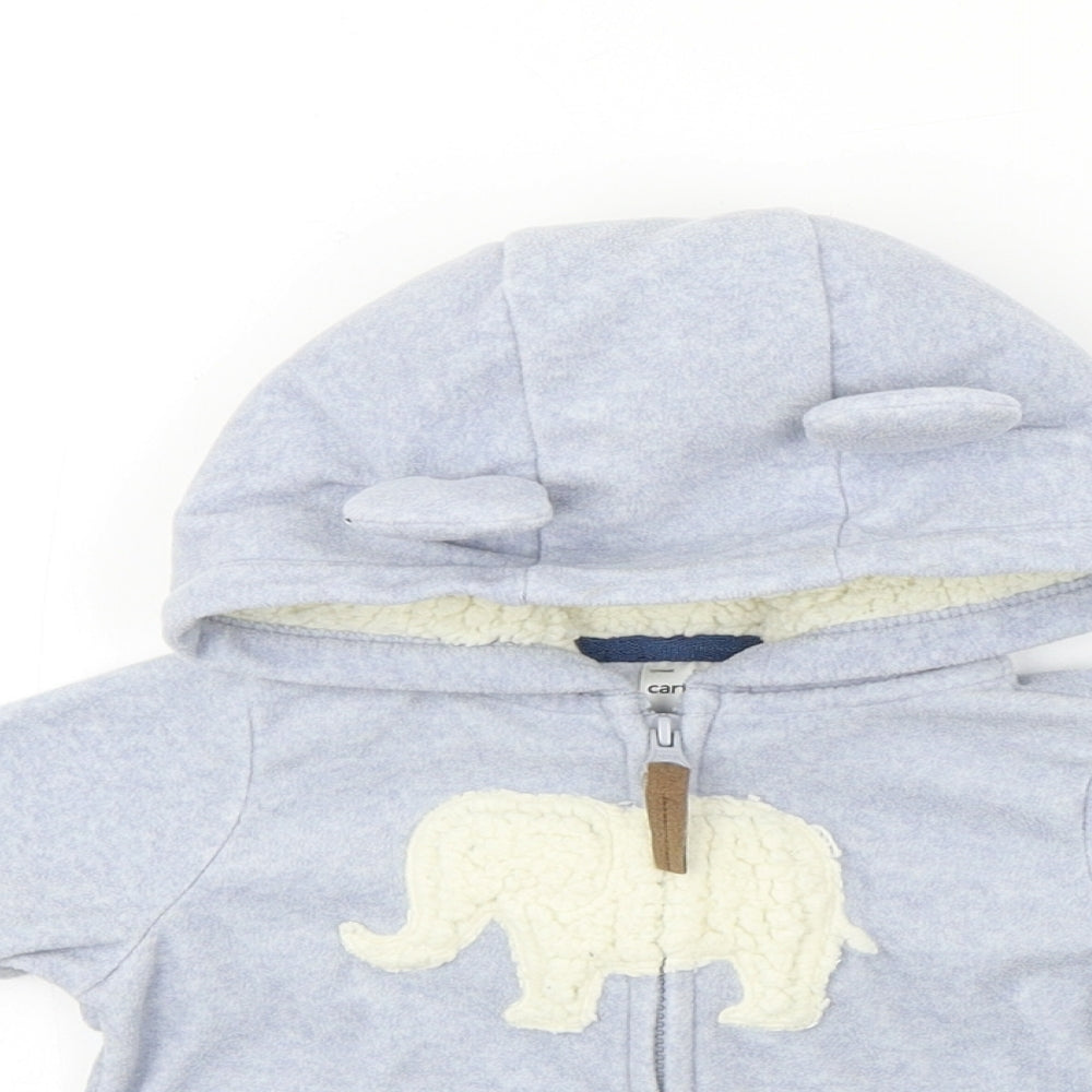 Carter  Boys Blue   Full Zip Jumper Size 3-6 Months