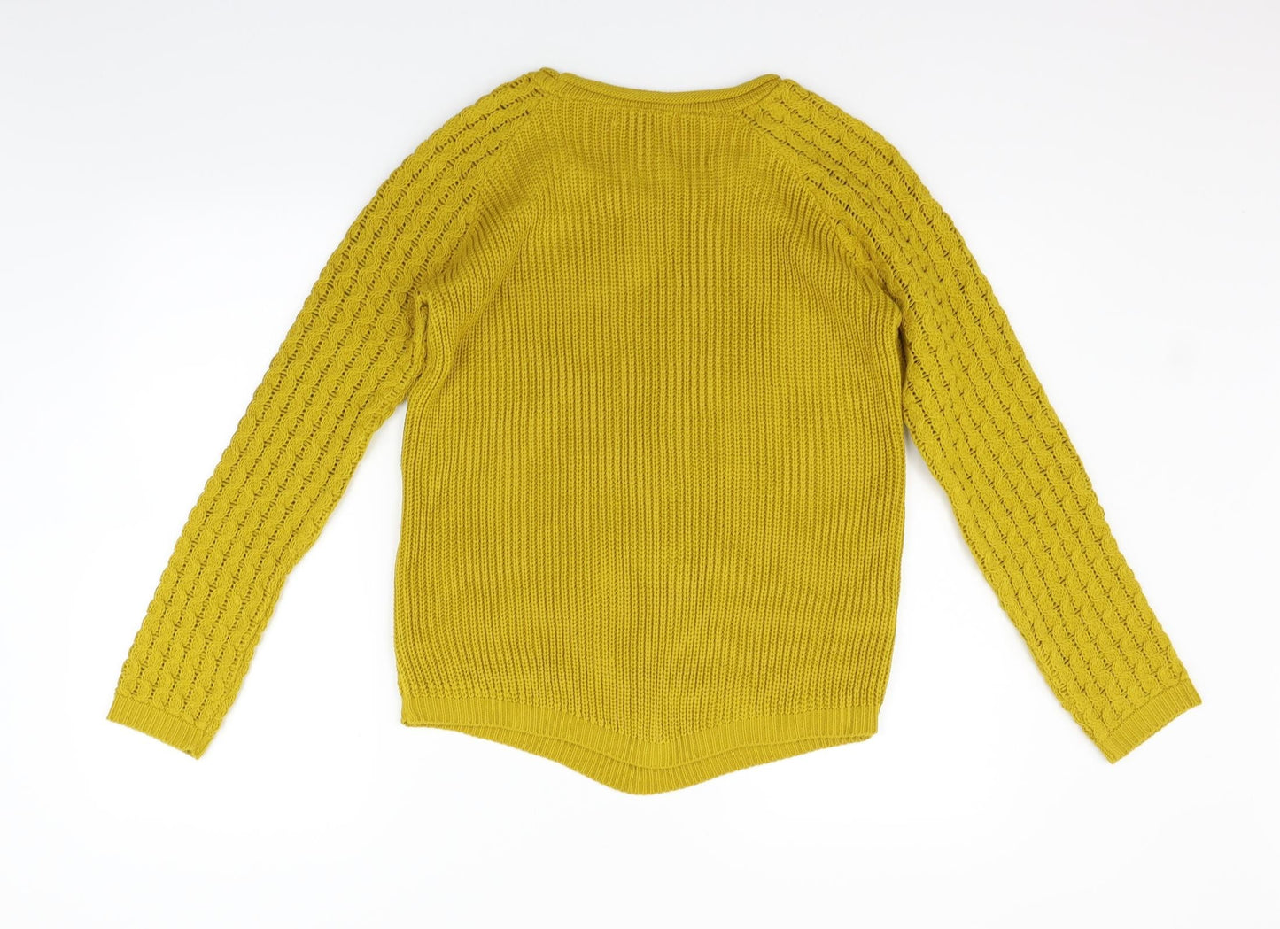 Select Womens Yellow   Pullover Jumper Size M