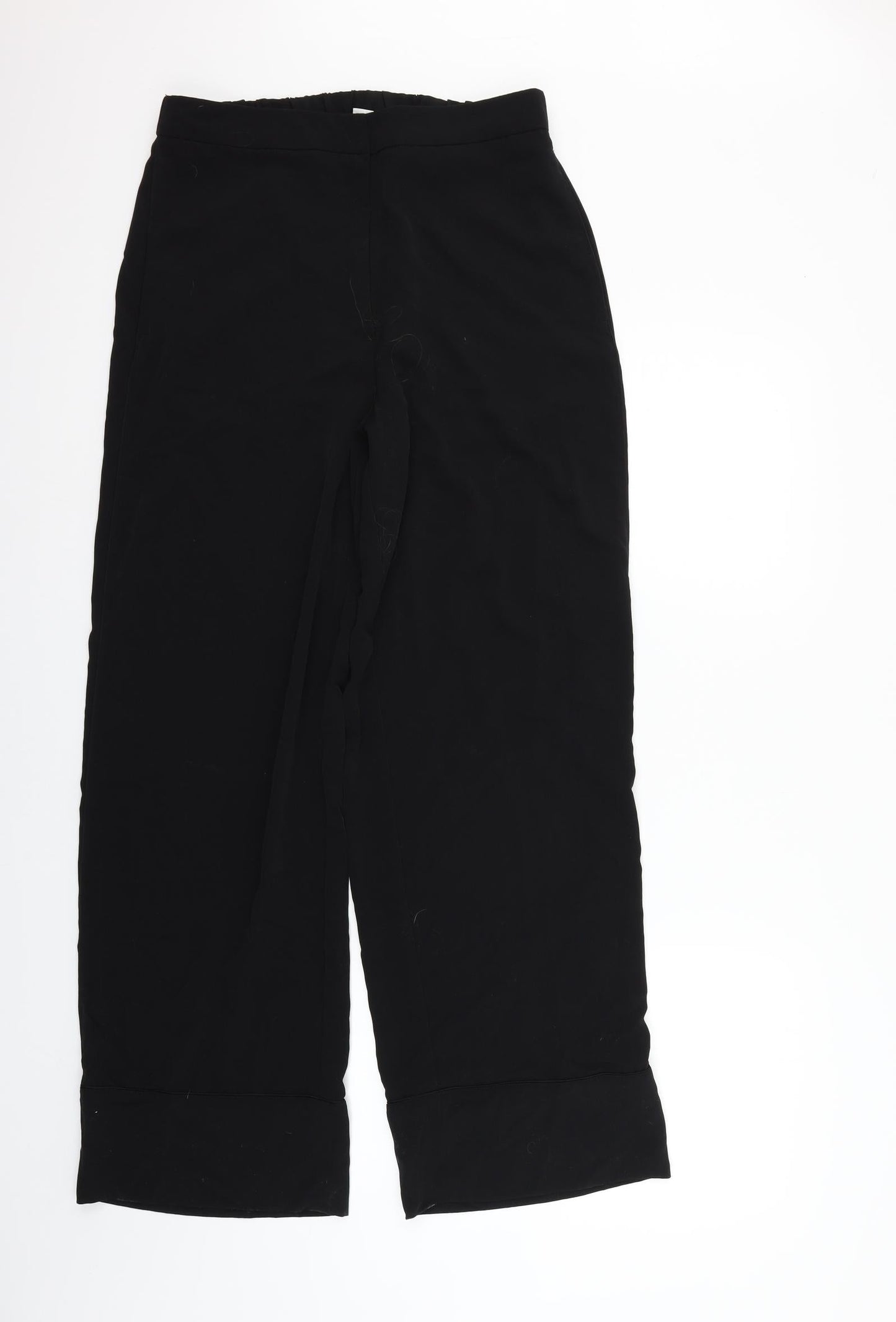 H&M Womens Black   Trousers  Size 12 L29 in