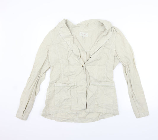 Per Una Womens Beige   Jacket Suit Size 14