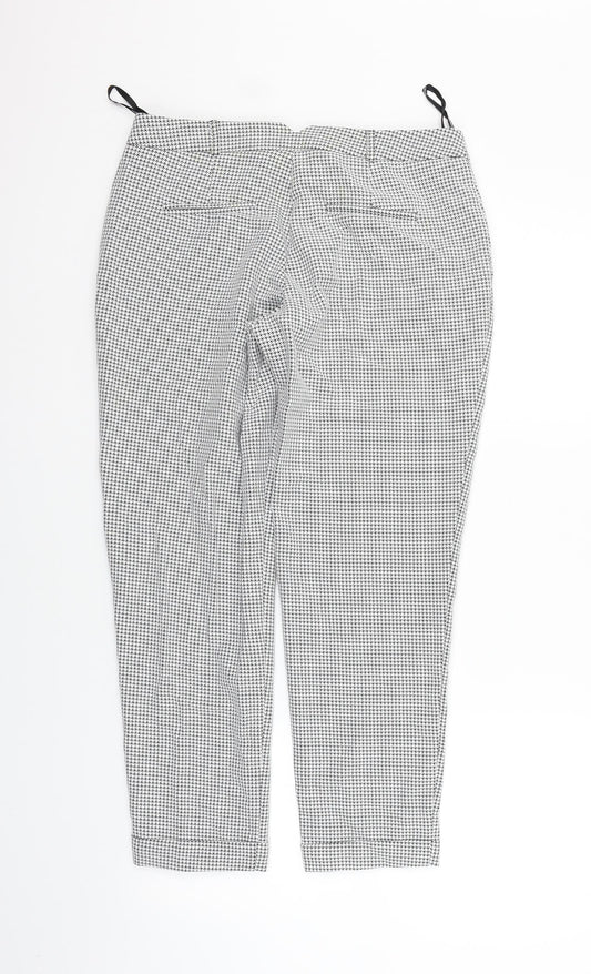 Dorothy Perkins Womens Silver   Trousers  Size 10 L26 in