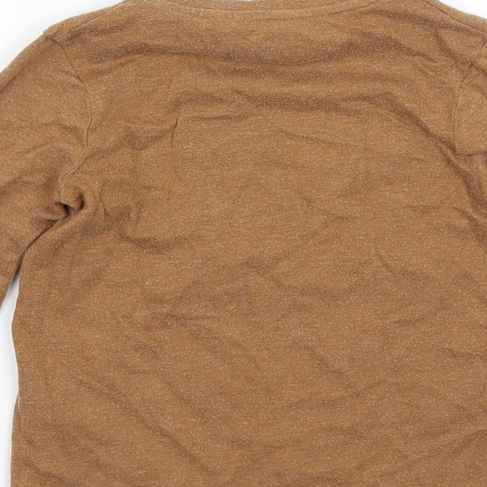 TU Girls Brown   Basic T-Shirt Size 3-4 Years