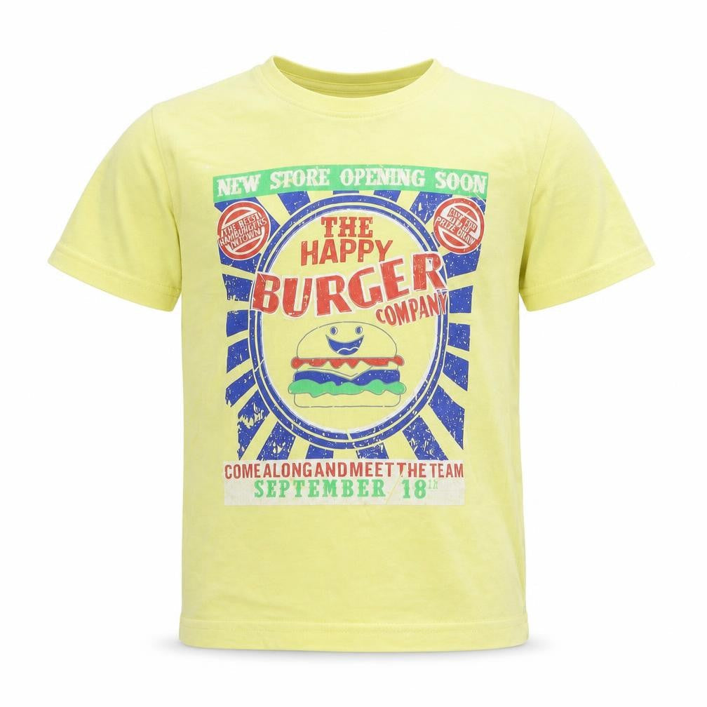 Rebel Boys Yellow   Basic T-Shirt Size 4-5 Years