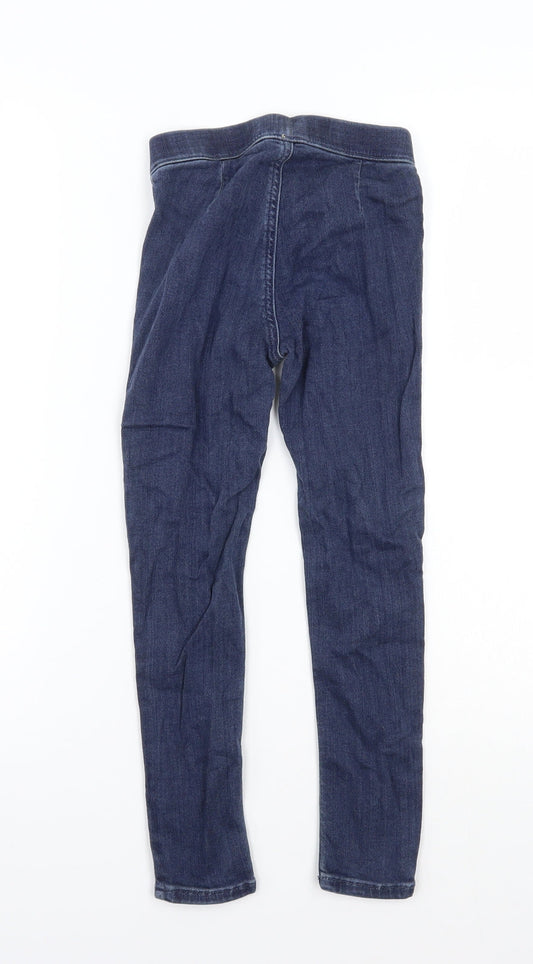 Gap Girls Blue  Canvas Skinny Jeans Size 6 Years