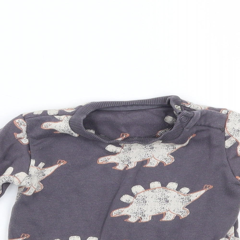 Marks and Spencer Baby Grey   Pullover Jumper Size 3-6 Months