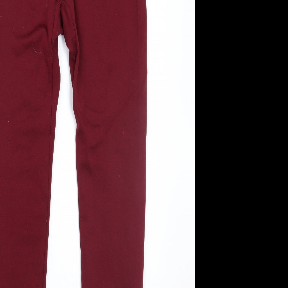 Satina Womens Red   Jegging Leggings Size S L23 in