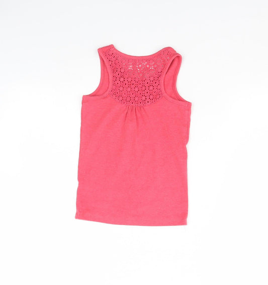 George Girls Pink   Basic Tank Size 7 Years