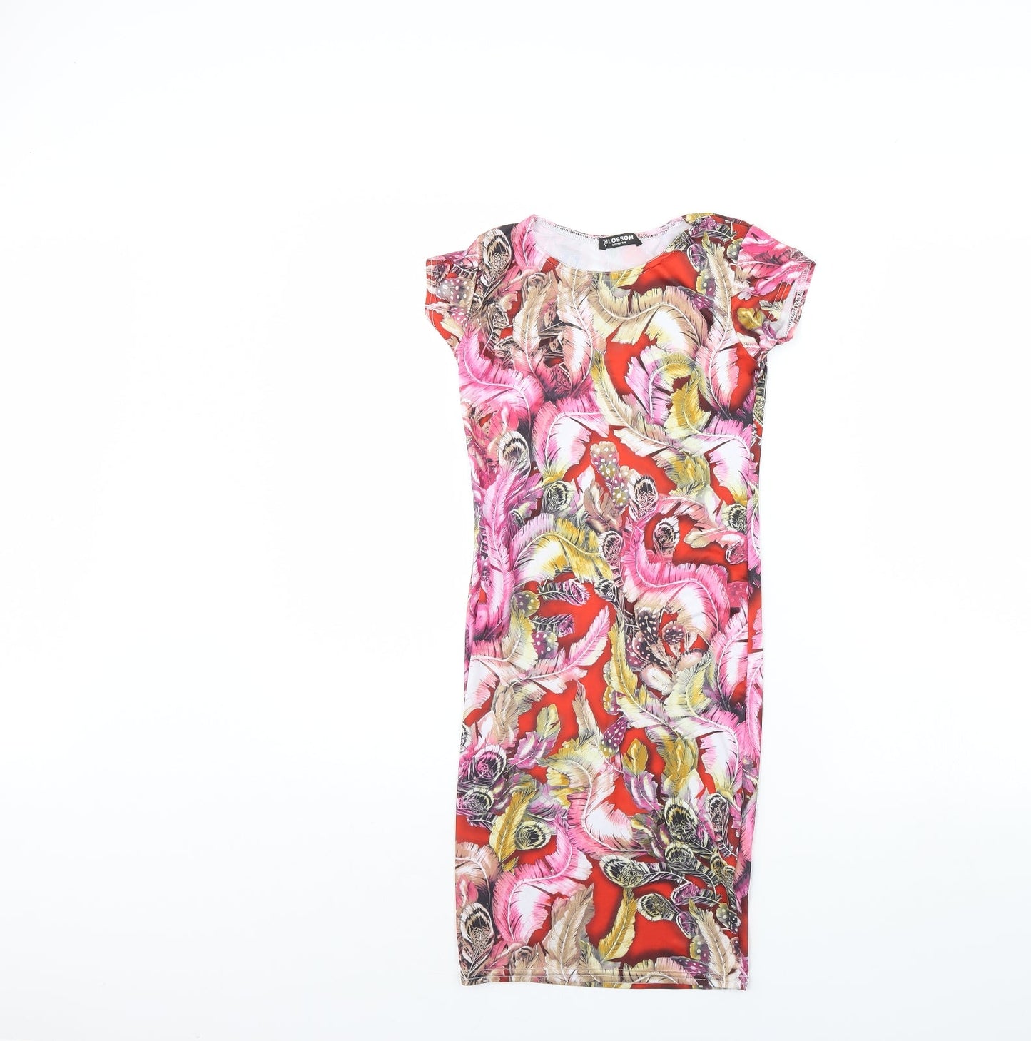 Blossom Girls Red Floral  Mini  Size 9 Years