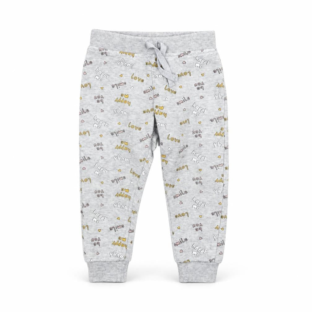 Primark Baby Grey Spotted  Jogger Trousers Size 12 Months