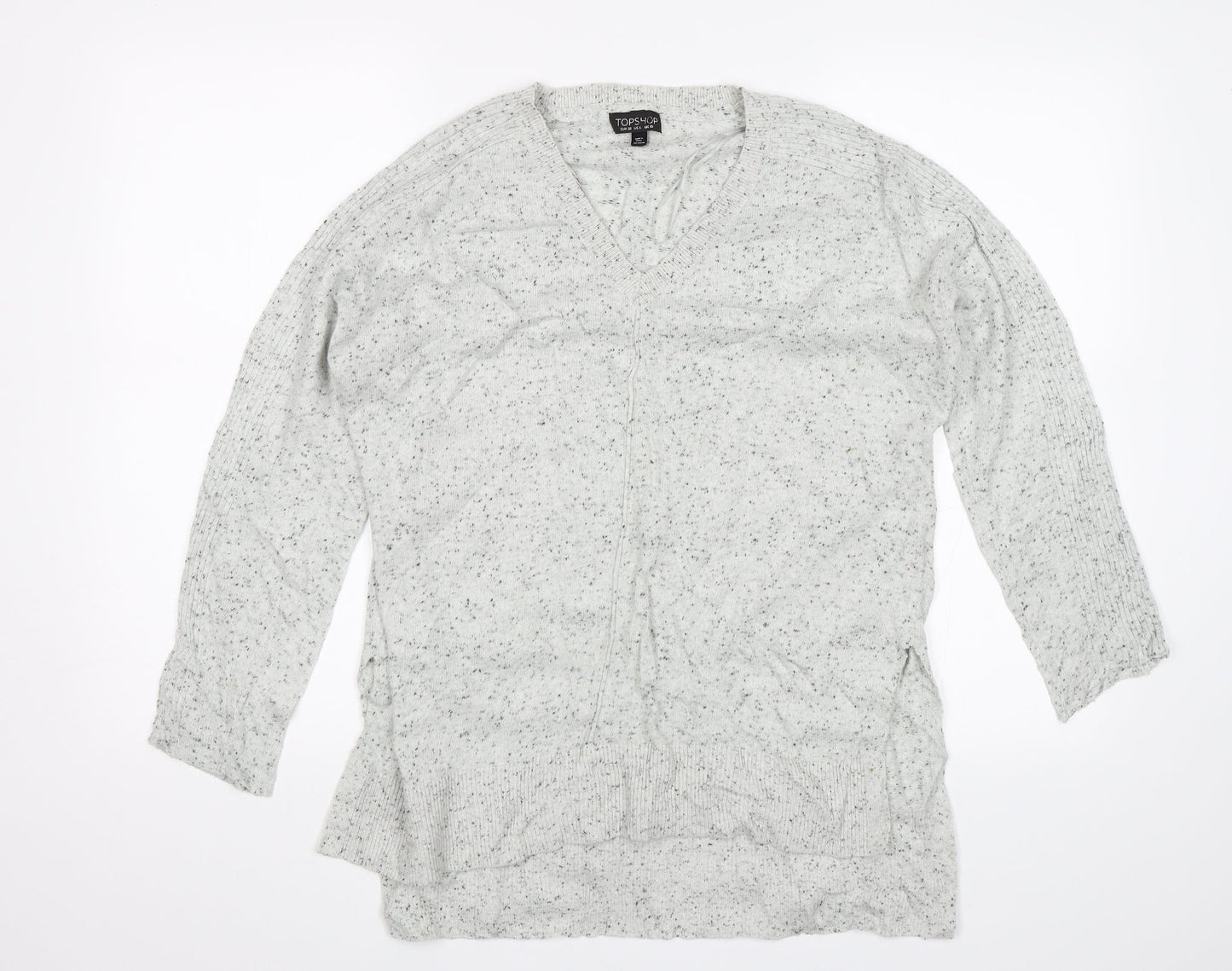 Topshop Womens Grey   Pullover Jumper Size 10