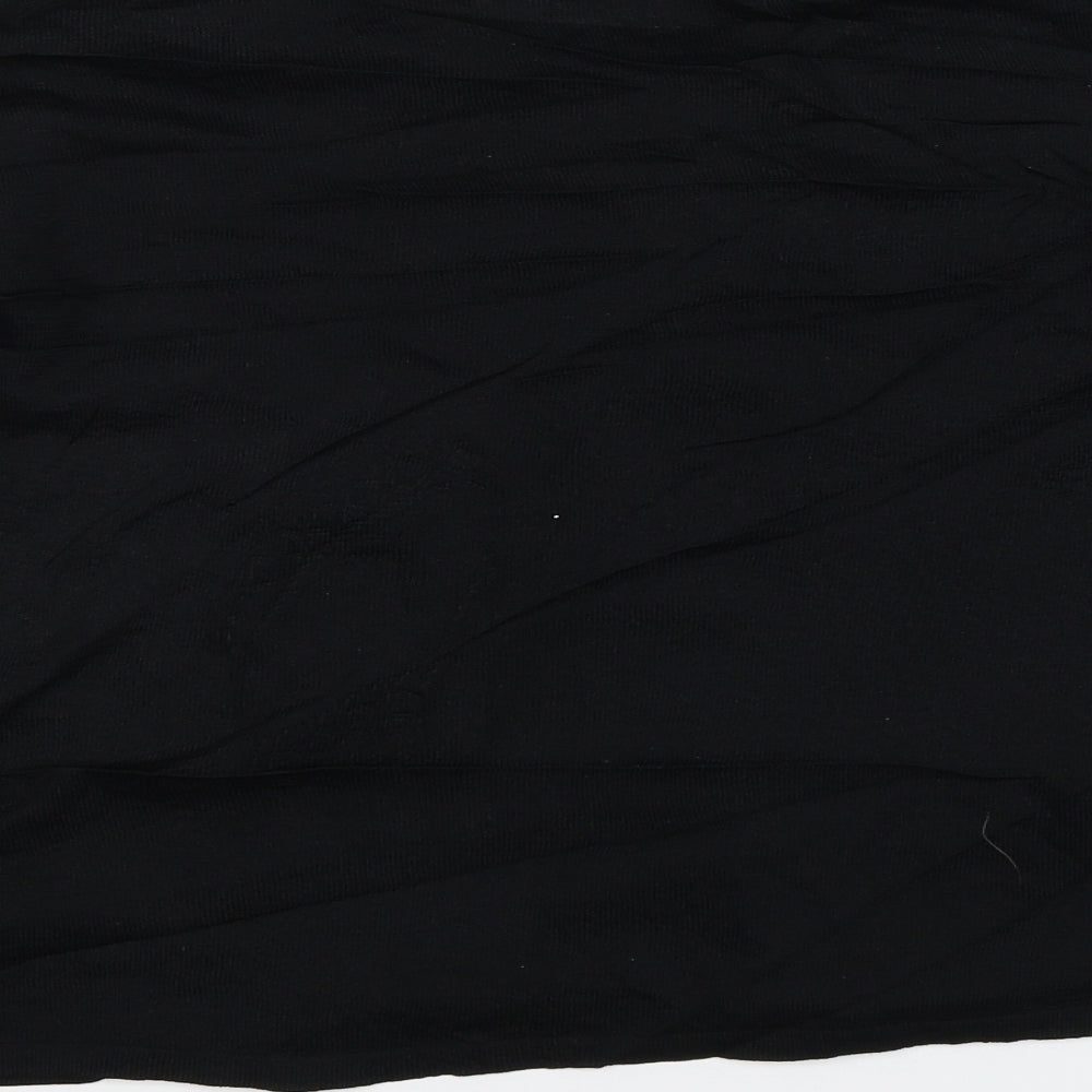 Klass Collection Womens Black   Basic Blouse Size L