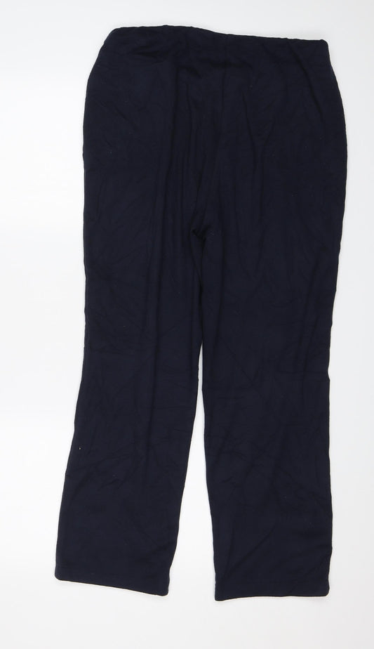 M&S Womens Blue   Trousers  Size 16 L25 in