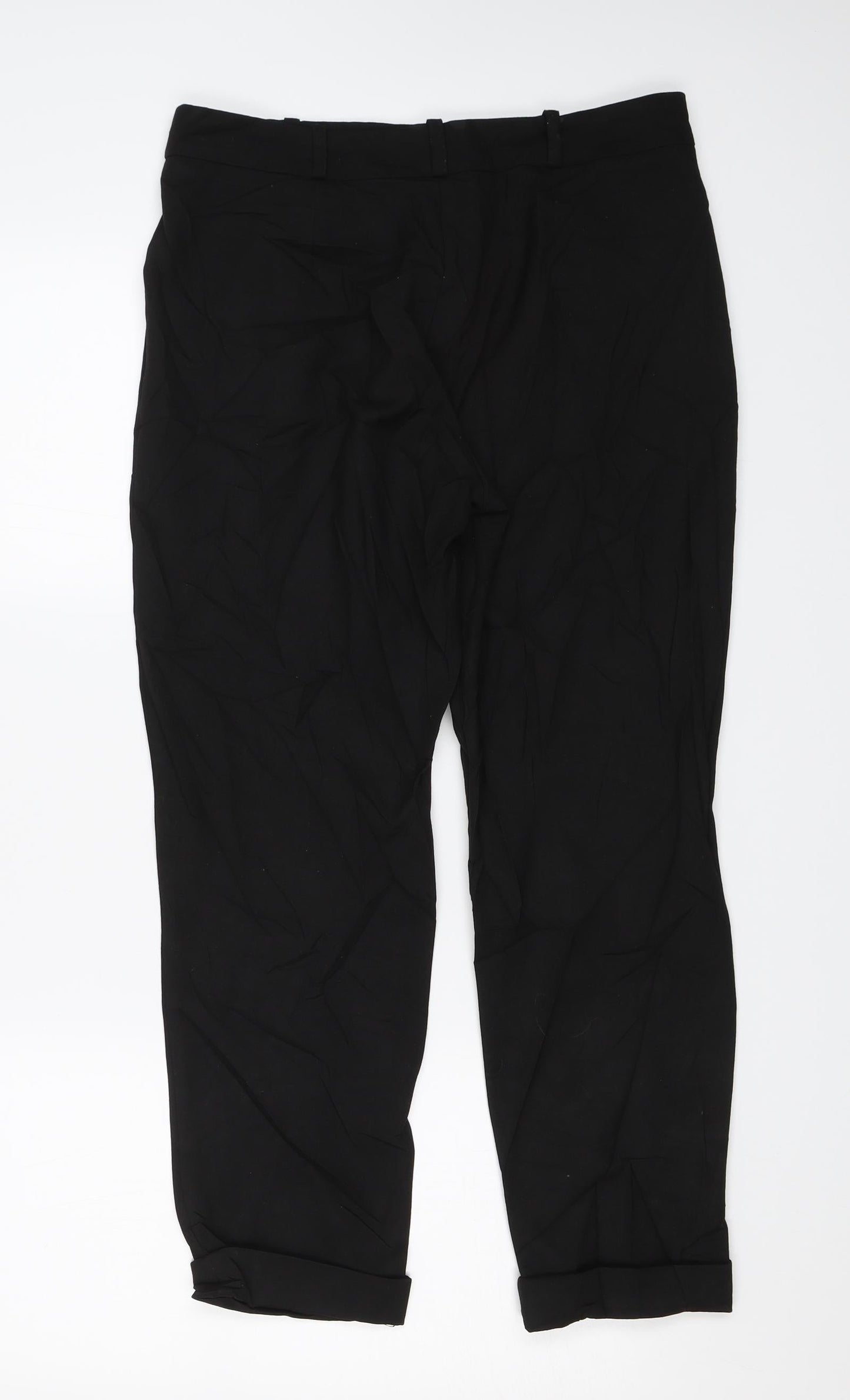 Topshop Womens Black   Dress Pants Trousers Size 10 L23 in