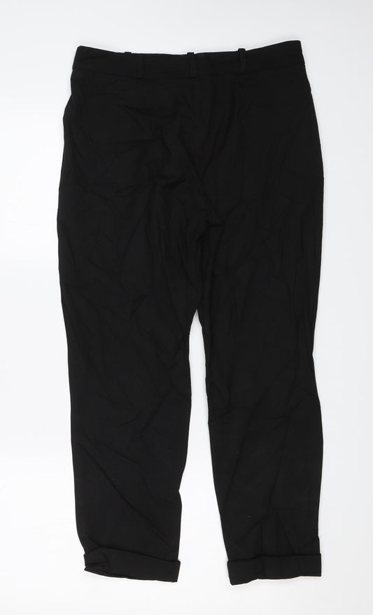 Topshop Womens Black   Dress Pants Trousers Size 10 L23 in