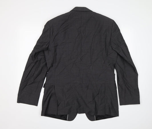 Laffitte Mens Grey   Jacket Blazer Size 40