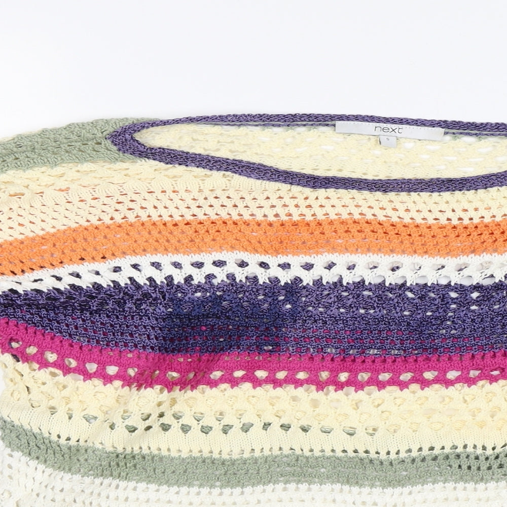 NEXT Womens Multicoloured Striped  Pullover Jumper Size S